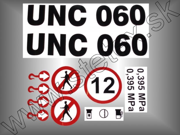 Stickers, Labels Symbols UNC